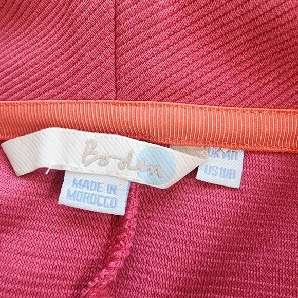 Boden Pink Ribbed Tunic Dress with Pockets (10R) - Picture 7 of 7